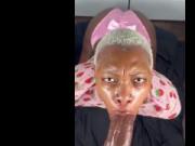 Mani The Muse Sucking 10inch BBC Like A Pro