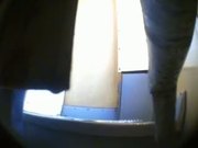 hidden camera in toilet train