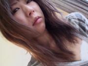 Being creampied does not stop the brunette from masturbating in the shower with sex toys