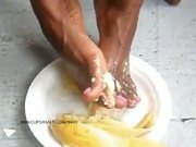 Foot Smashed Bananas