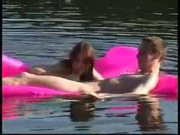 Russian teens sex by the lake, awsome girl!
