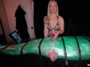 Mummified Slave Sissy Trained in VR -- Full Video Available
