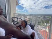 Public Ebony BlowJob