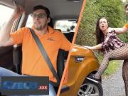 She gets super horny after a HIGH SPEED POLICE CHASE - CzechXXX