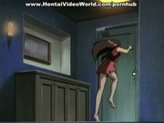 Hentai girlie caught and fucked by strangers