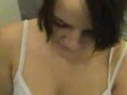 Girl Sucks Her Boyfriends Cock And Swallow His Cum In Changingroom At A Sho