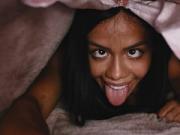 Cute Ebony Girl Gets Trappet In Magic Carpet - Canela Skin Hentai Anime Bunny Girl Creampie Ahegao