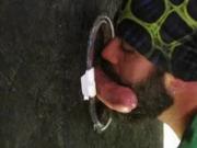 Gloryhole Worshipping, Edging and Milking Some Daddy Dick