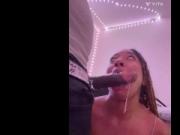 Are you watching Star Wars are you gonna let me suck that big black dick