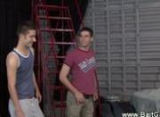 Straight teen showing his hot body