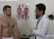 Stud showing bodie to doctor