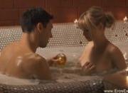 Erotic anal fucking while having a romantic bubble bath