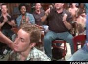 Huge group gets crazy in the club
