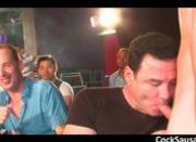 Horny guys go crazy on a cock 2