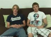 Two straight dudes relaxing