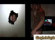 Gloryhole gay straight cock