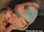 Becky is a chubby blonde chic with a nice big pair