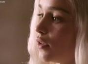 Nude celebs Emilia Clarke preparing for a hot bath