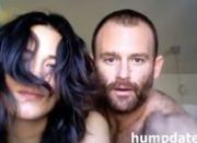 Horny amateur couple having sex on webcam