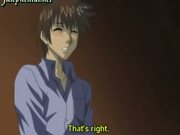 Anime hottie gets masturbated and penetrated