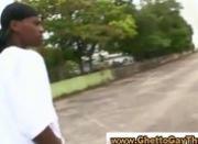 Video of black dude blowjobing white cock in amateur public sex