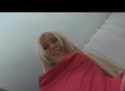 blonde playing with her analhole