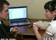 Cute girl hottie gets pussy licked well