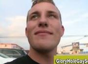 Straight guy fooled at a glory hole