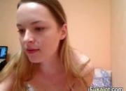 ultra sexy blond before camera