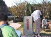 Free jav of Crazy Japanese bronze statue