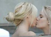 Incredible blonds licking snatches
