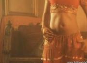 Sexy Indian lady doing the traditional sexual belly dancing
