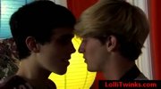 Cute blond twink sucking cock by lollitwinks