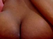 black chick shows me her asshole