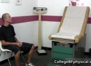 Ryan gets his college cock examined