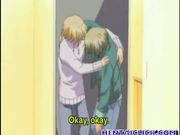 Anime gays kiss and masturbation