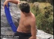 Cute European twinks fucking and jerking