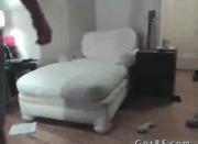 Bearded sexy hunk Strips And jerks 3