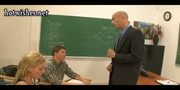 Horny gay teacher licking asshole