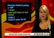 Mtv3 chat Speaker Shows her Bra