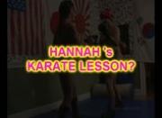 Nude Karate Fight pinned down and sex squirts