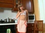 Blond chef masturbates