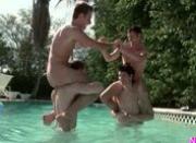 Blowjob Action from Hot Men By The Pool
