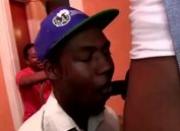 Hot ebony guys suck cock together then ass fuck