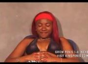 Ghetto ebony riding black cock at home
