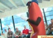 Huge wiener gets his cock sucked by 20 guys by cocksausage