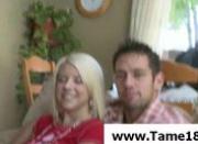 Teen cutie gets gagged
