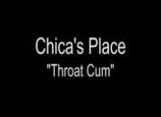 Babe gets Throat Cum