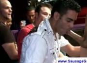 Hunks giving blowjobs to strippers