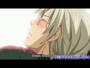 Hentai gay kissing and hot sex fun